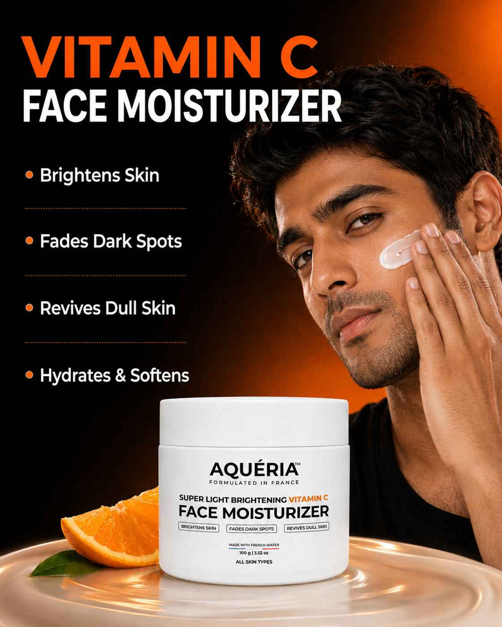 De-Tan Brightening Vitamin C Face Moisturizer (100 ML)
