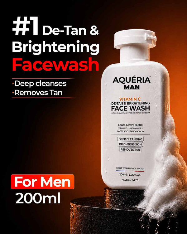 De-Tan Brightening Vitamin C Face Wash (200ML)