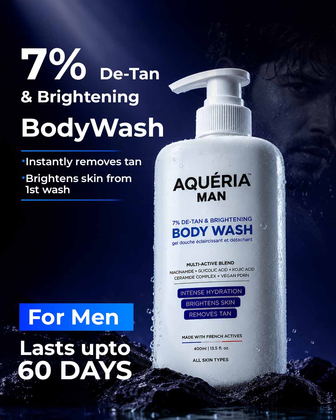 Instant De-Tan & Brightening Body Wash