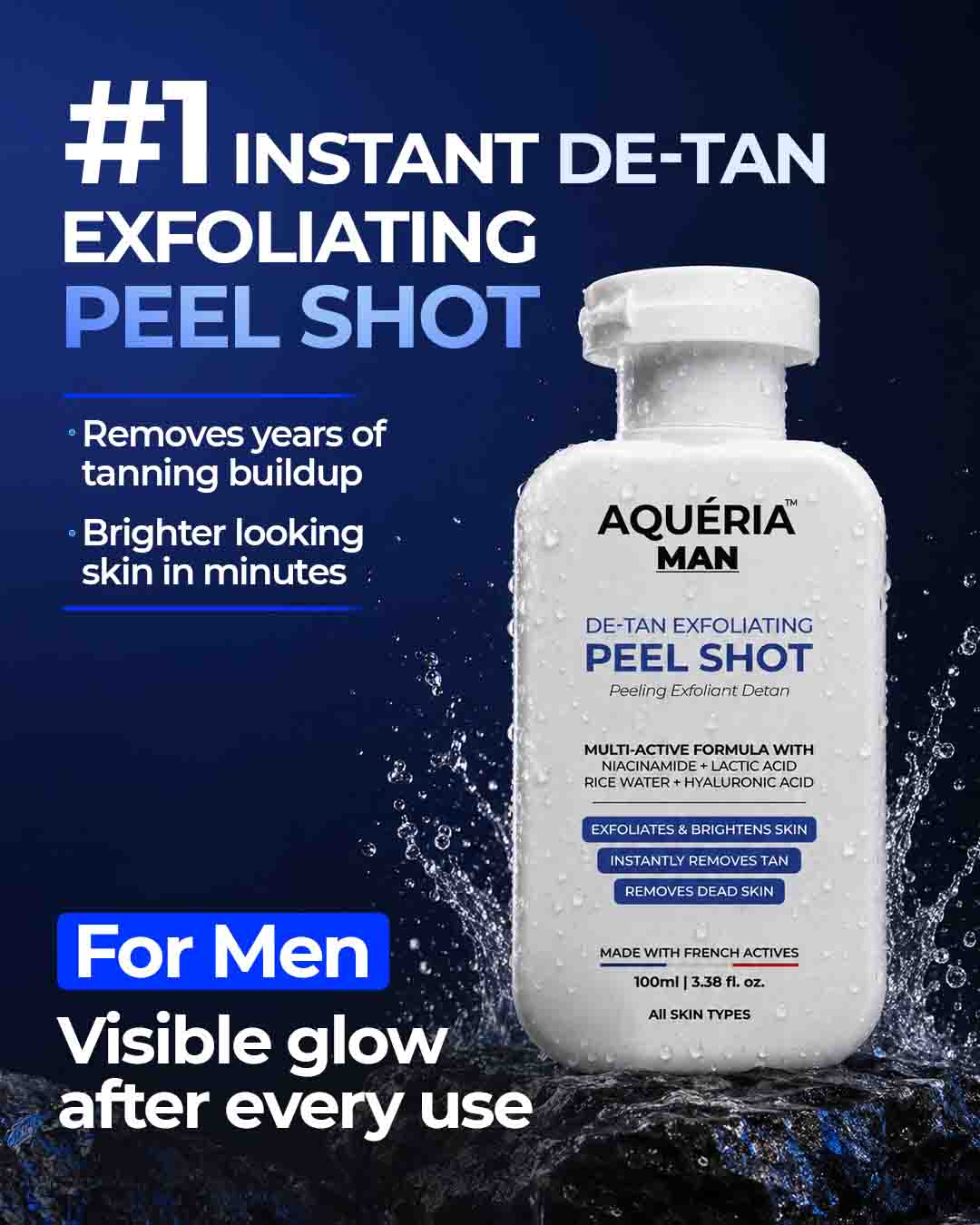 Only @ ₹149. Instant De-Tan Enzyme Peel Shot