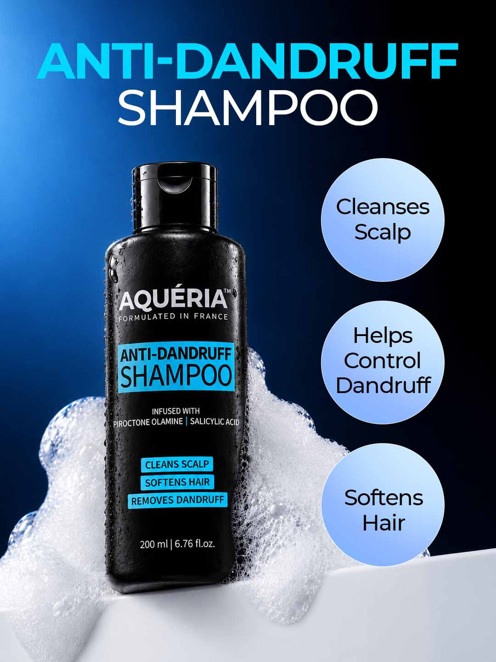 Anti-Dandruff Shampoo with Piroctone Olamine & Salicylic Acid