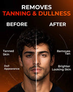 De-Tan Soap for Men (Pack of 3) + De- Tan Face Wash (200ml) + Underarm Roll on