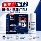 De-Tan Soap for Men Pack of 3 + Free Underarm Roll on