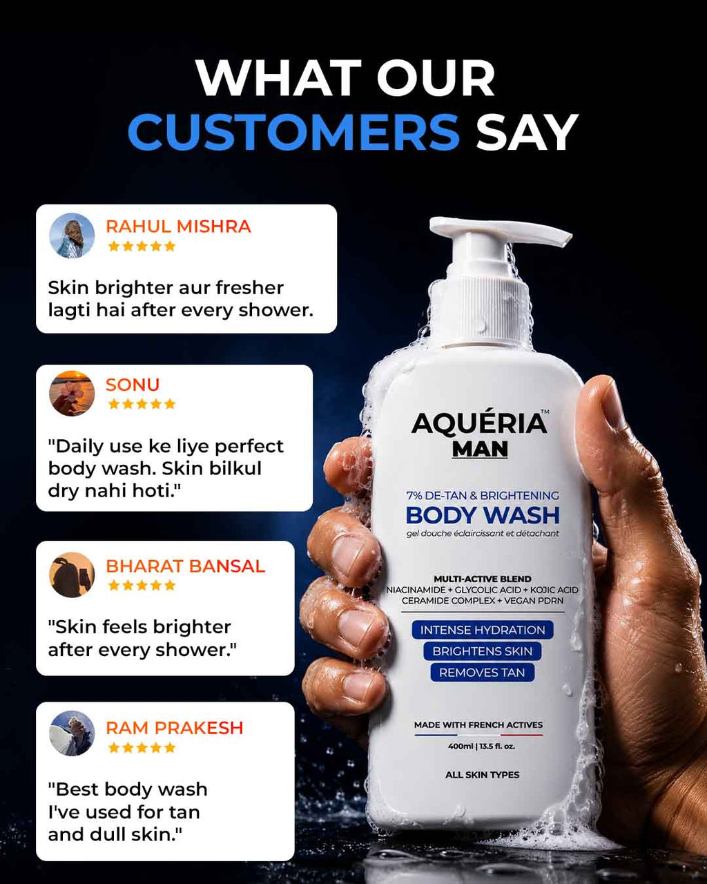 Instant De-Tan & Brightening Body Wash