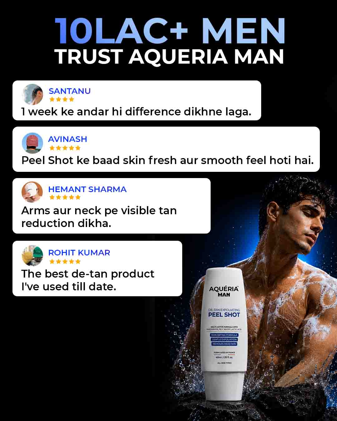 Only @ ₹149. Instant De-Tan Enzyme Peel Shot