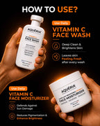 Bestselling Vitamin C Combo - 10% Serum + Moisturizer + Face wash + FREE Roll on