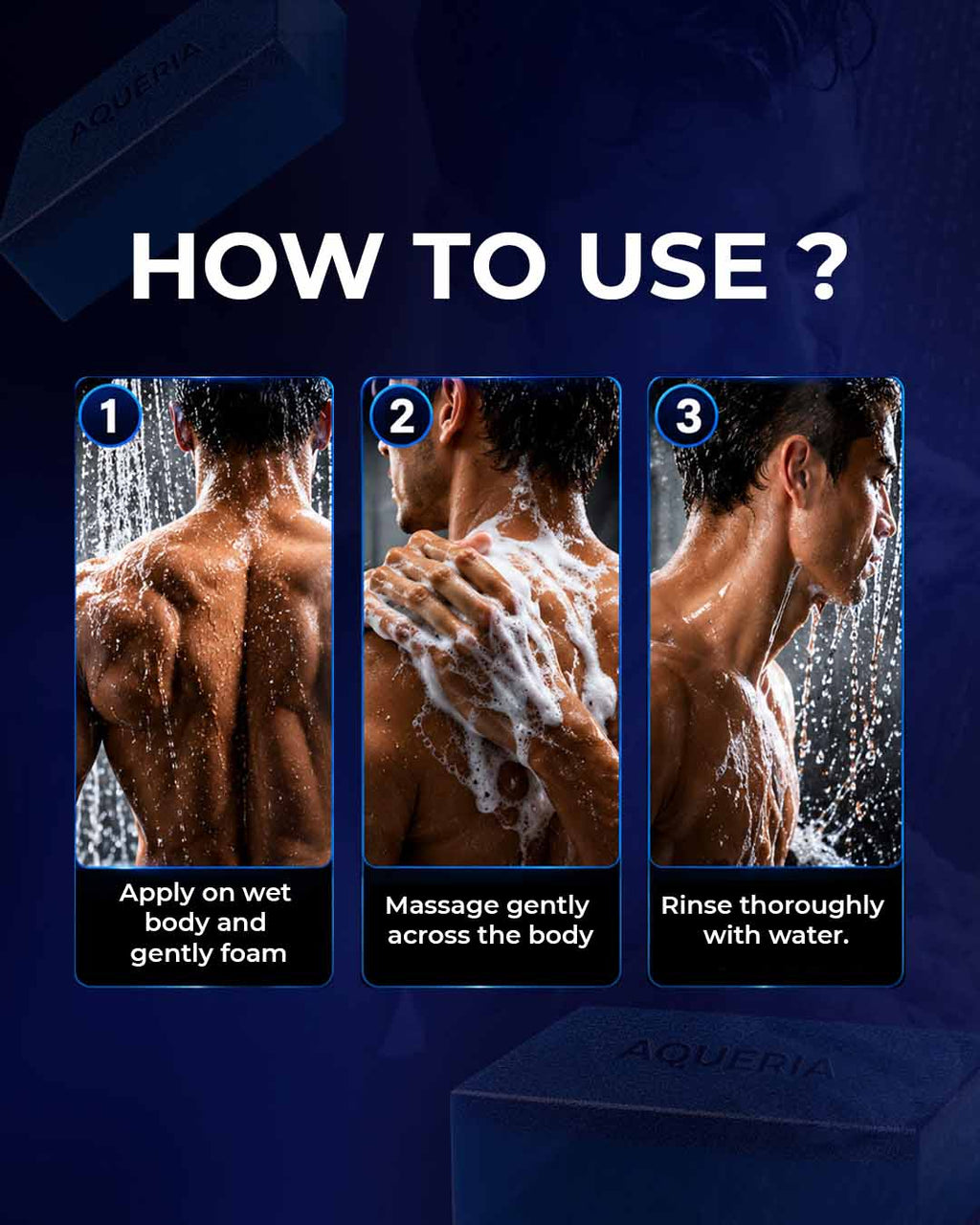 De-Tan Soap for Men Pack of 3 + Free Underarm Roll on