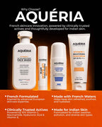4 Products Brightening Vitamin C Combo for Men - Face Wash + Lip Balm + Brightening Roll-On + Sunscreen