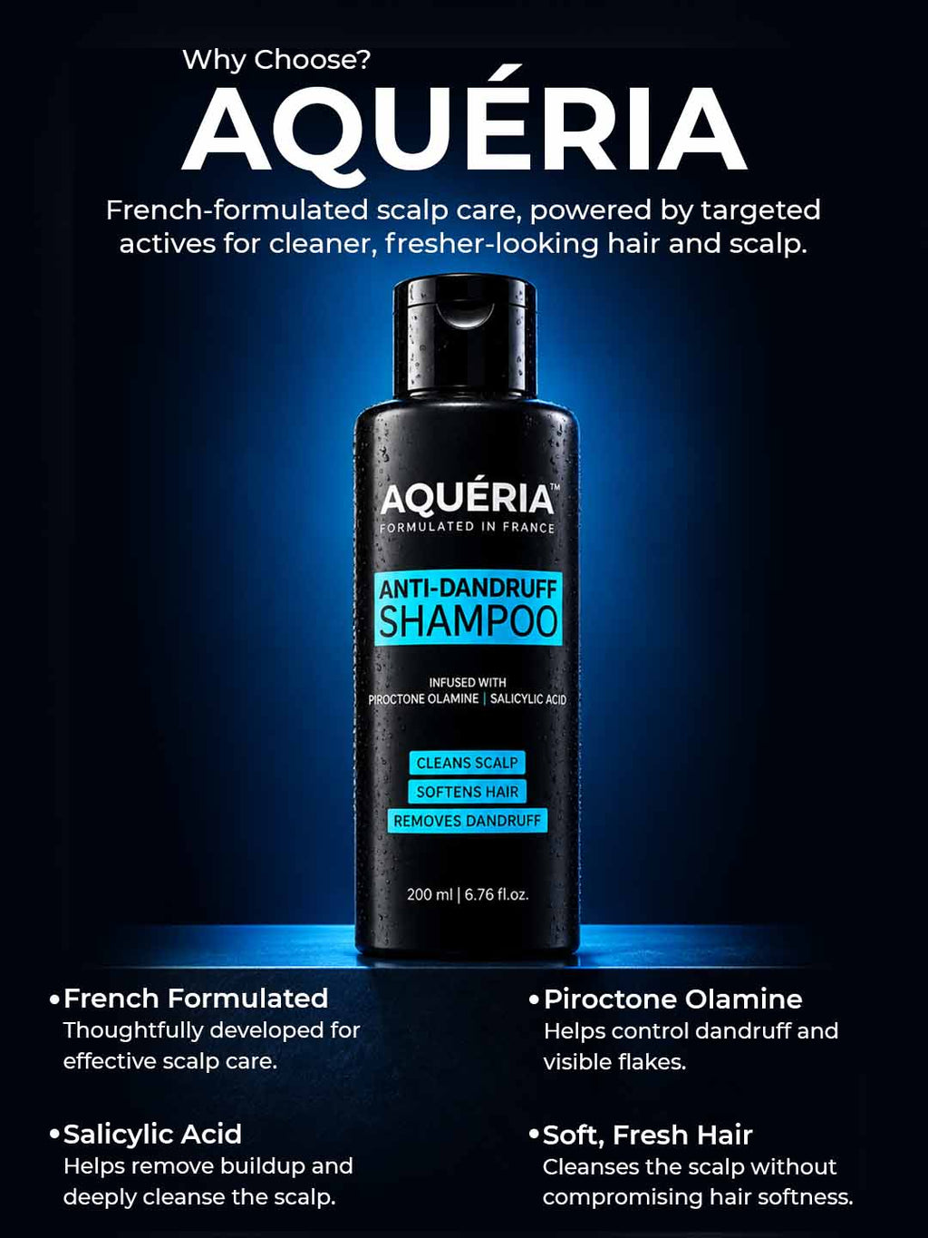 Anti-Dandruff Shampoo with Piroctone Olamine & Salicylic Acid
