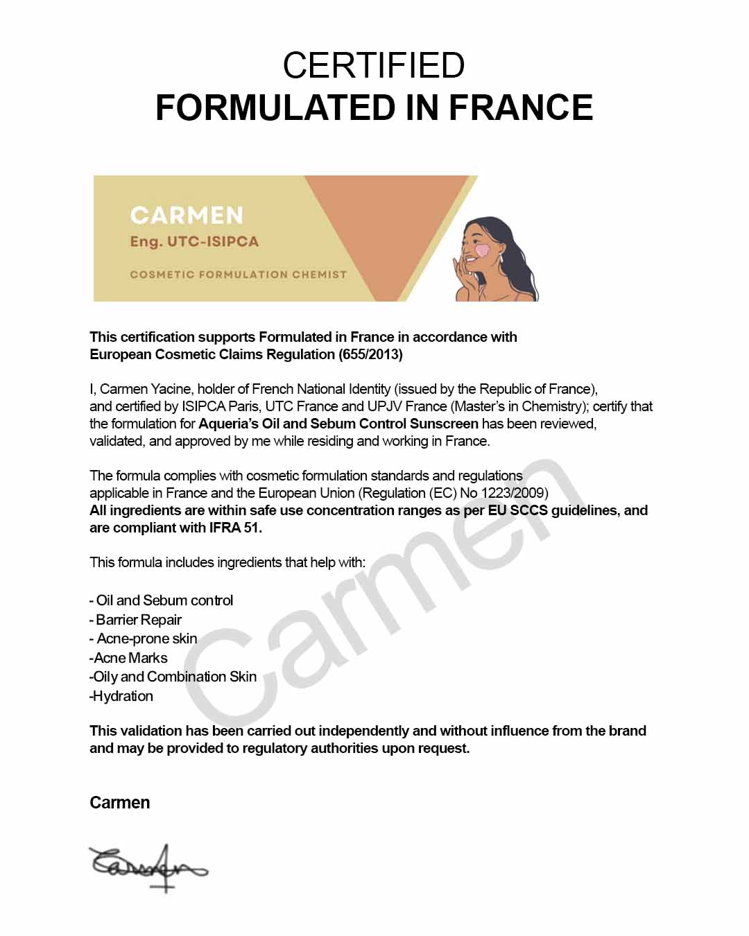 Oil-Control French Gel Sunscreen SPF 50 PA++++