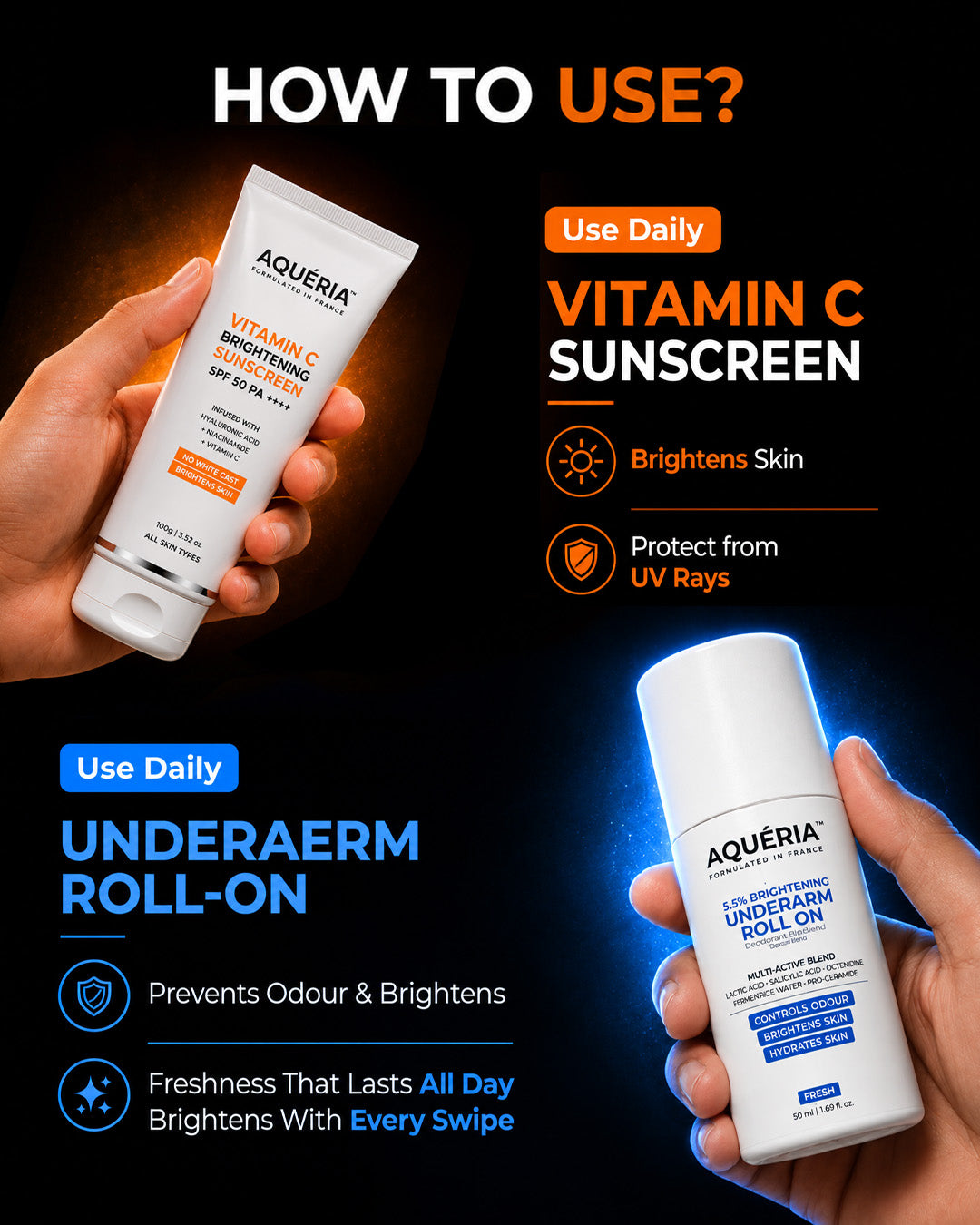 10 Products Men's Essential Kit – Face Wash + Lip Balm + Brightening Roll-On + Sunscreen (1 Year Stock)
