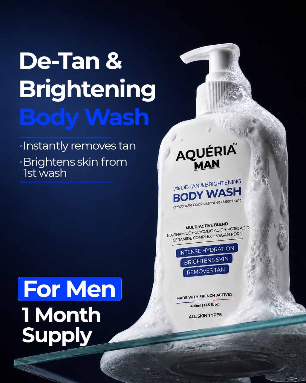 Instant De-Tan & Brightening Body Wash