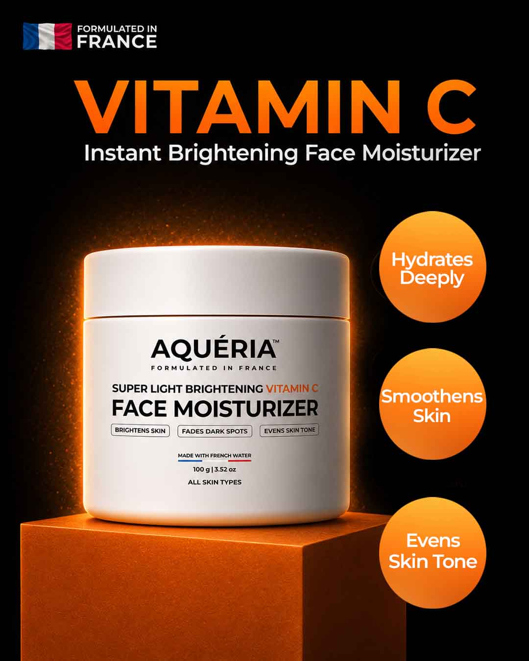 De-Tan Brightening Vitamin C Face Moisturizer (100 ML)