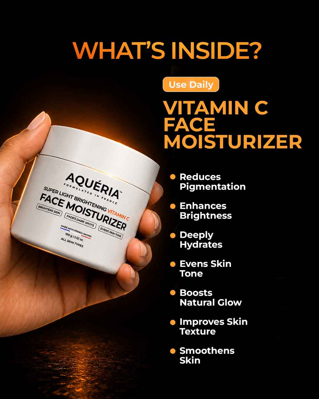 De-Tan Brightening Vitamin C Face Moisturizer (100 ML)