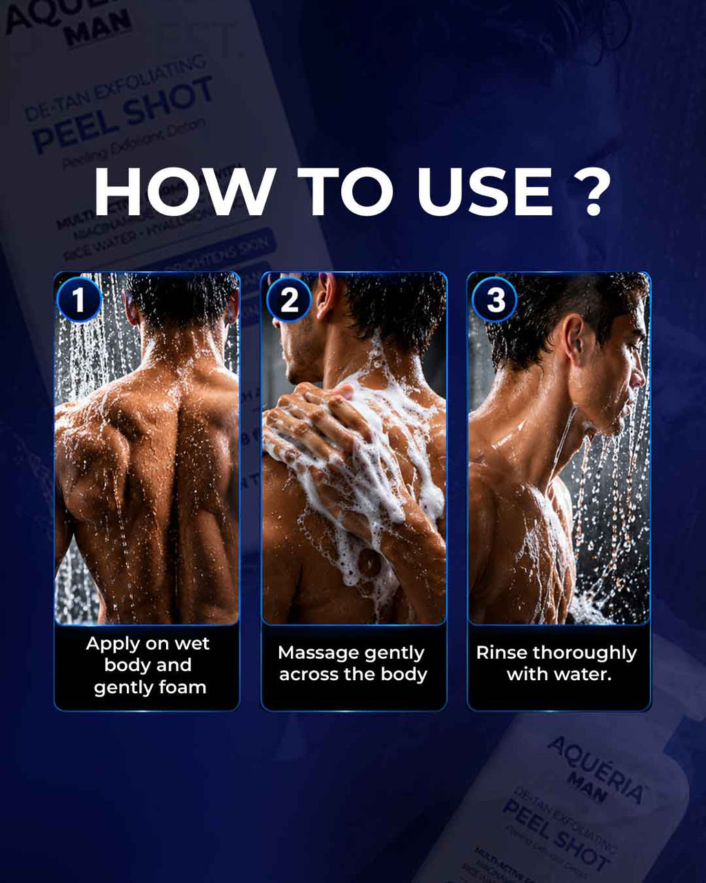 De-Tan Soap for Men (Pack of 3) + De- Tan Face Wash (200ml) + Underarm Roll on