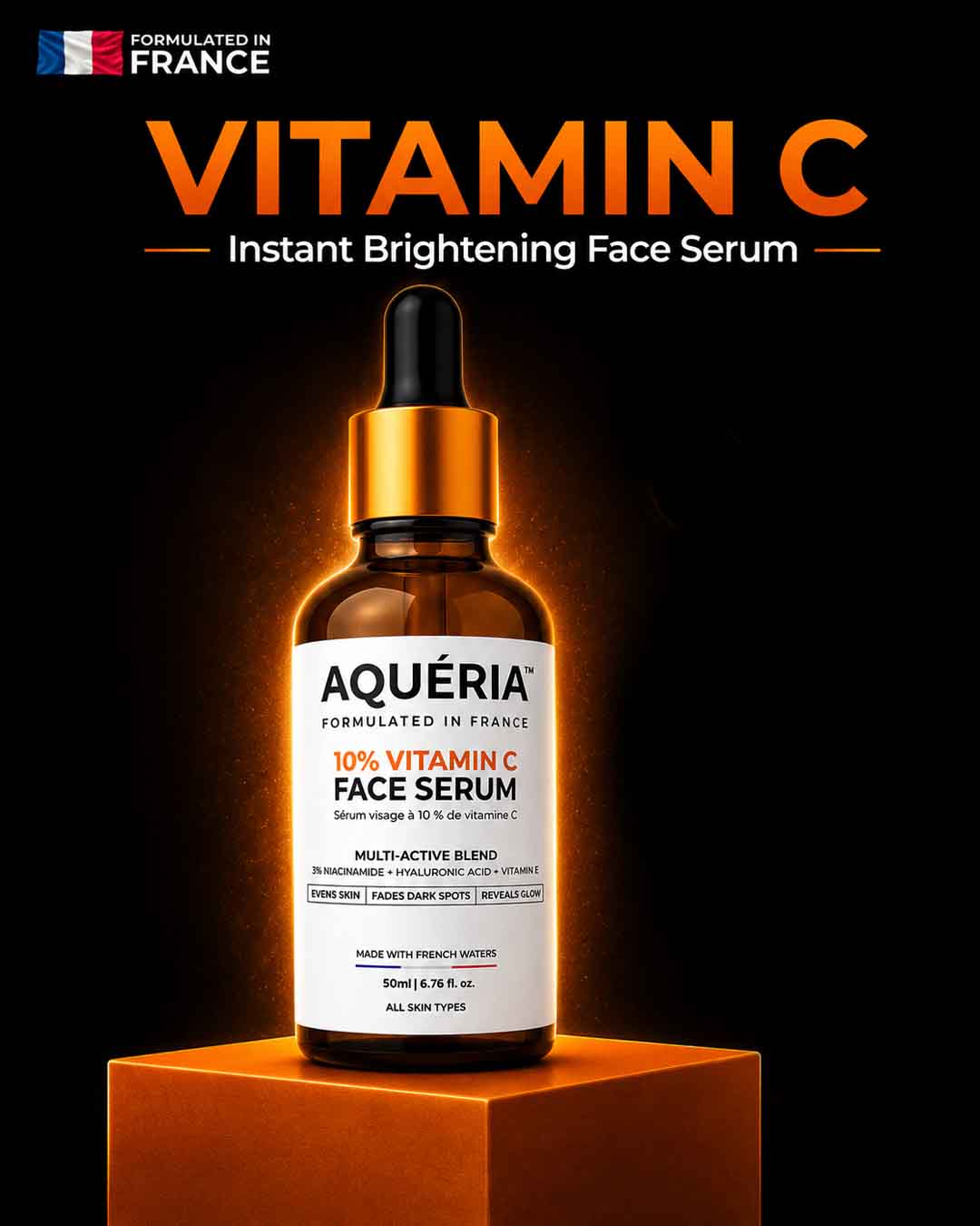 De-Tan Brightening Vitamin C Face Serum (50ML)