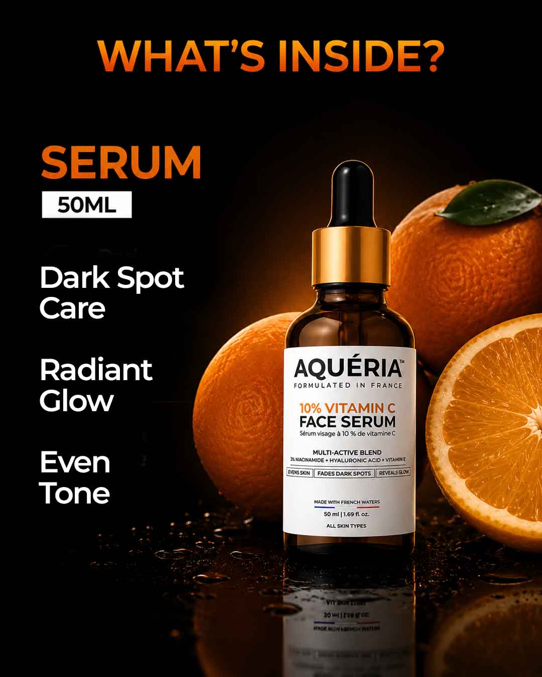 De-Tan Brightening Vitamin C Face Serum (50ML)