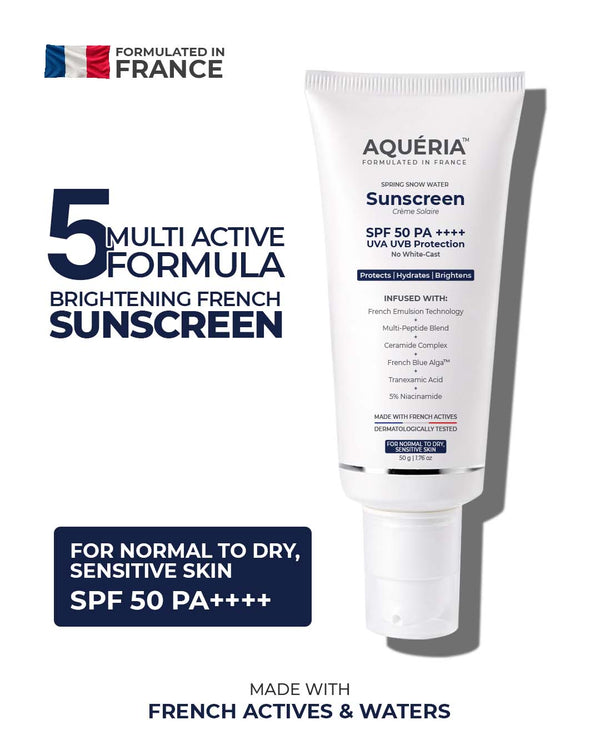 Brightening French Sunscreen SPF 50 PA++++ In Vivo Tested