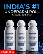Pack of 3 Odor & Sweat Control Underarm Roll on Fresh Fragrance For Men