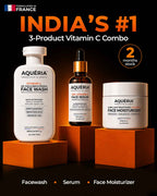Bestselling Vitamin C Combo - 10% Serum + Moisturizer + Face wash
